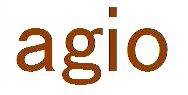 agio （アジーオ） ロゴ