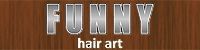 hair art FUNNY （ヘアー　アート　ファニー） ロゴ
